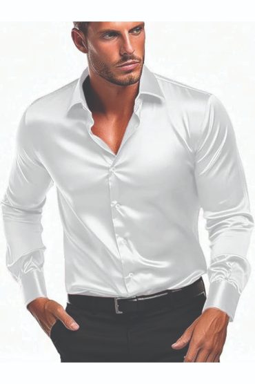 Silk Shirt White – 1 Pc