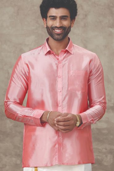 Silk Shirt Pink – 1 Pc