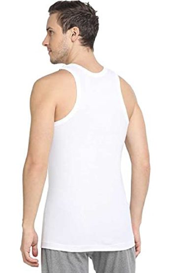 White & Black Cotton Cut Vest for Men – Pack of 2