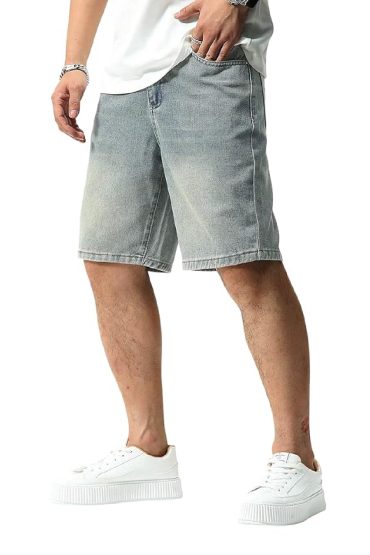 Light Green Jeans Half Pant for Men – 1 Piece